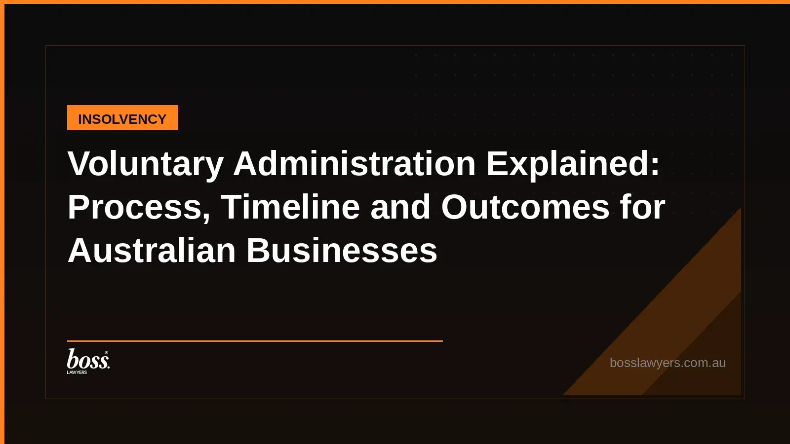 Voluntary Administration Explained Process, Timeline and Outcomes for Australian Businesses
