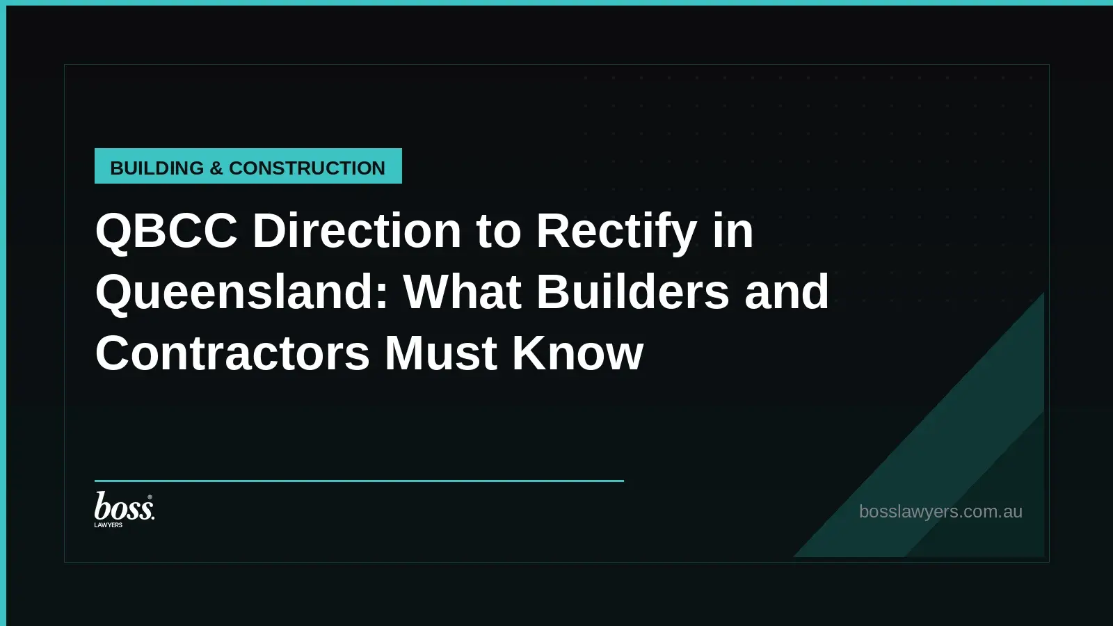 QBCC Direction to Rectify in Queensland What Builders and Contractors Must Know