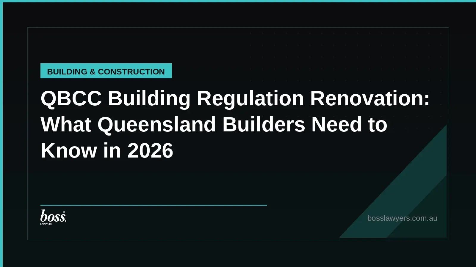QBCC Building Regulation Renovation What Queensland Builders Need to Know in 2026