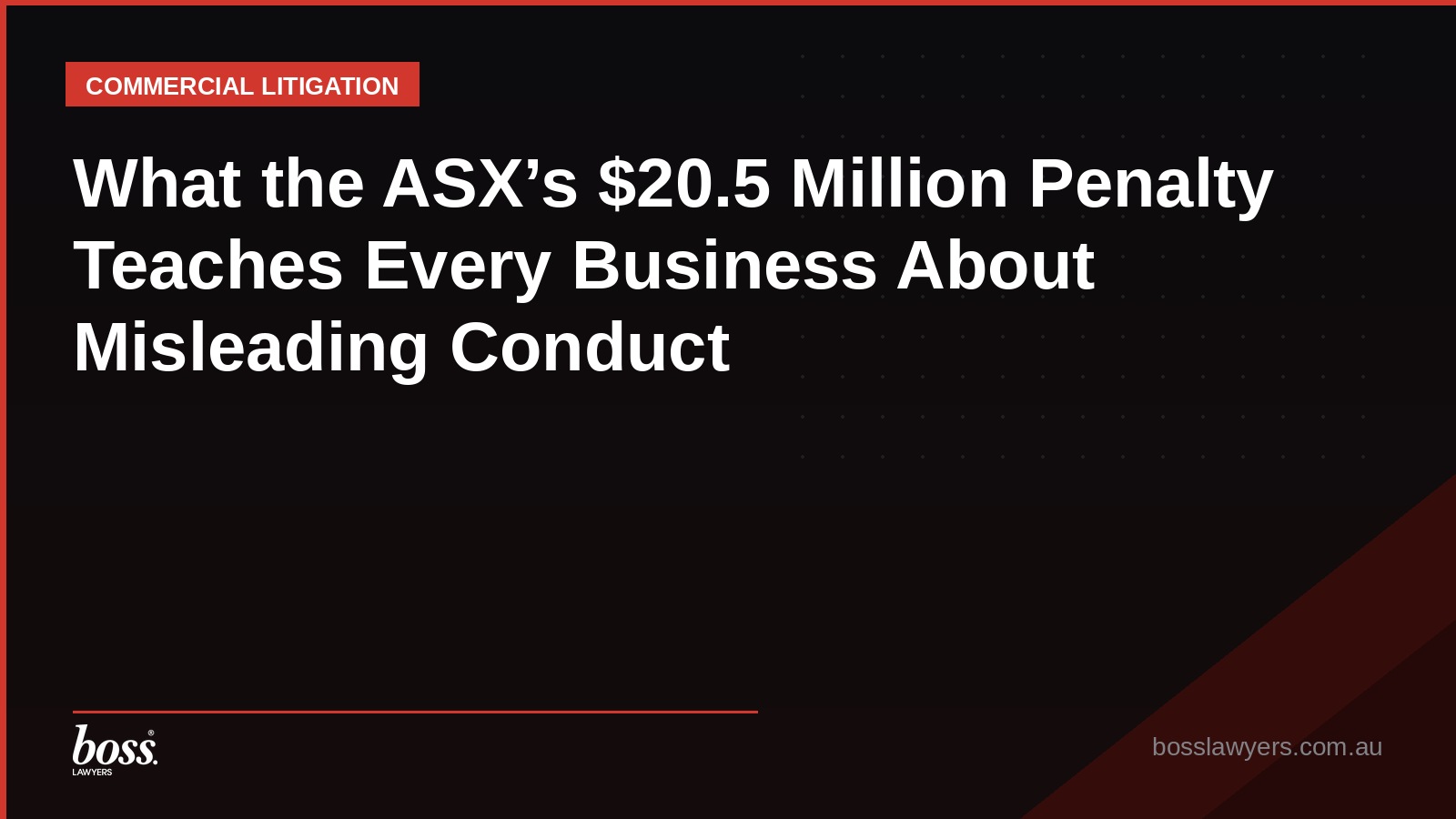 What the ASXs 205 Million Penalty Teaches Every Business About Misleading Conduct