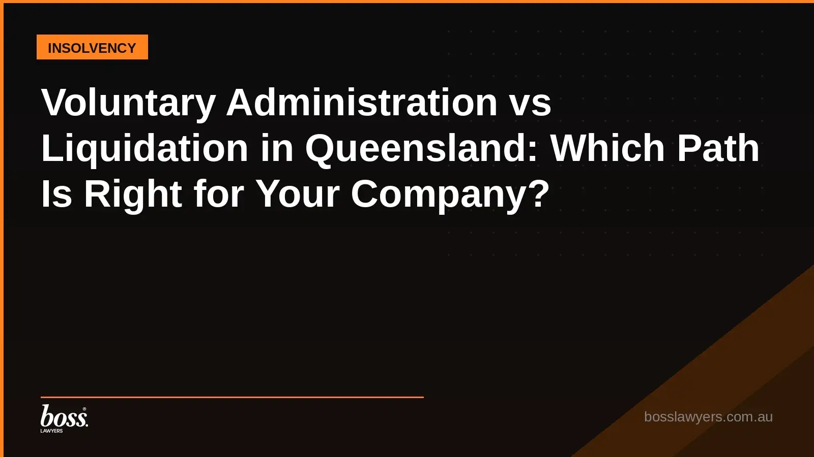 Voluntary Administration vs Liquidation in Queensland Which Path Is Right for Your Company