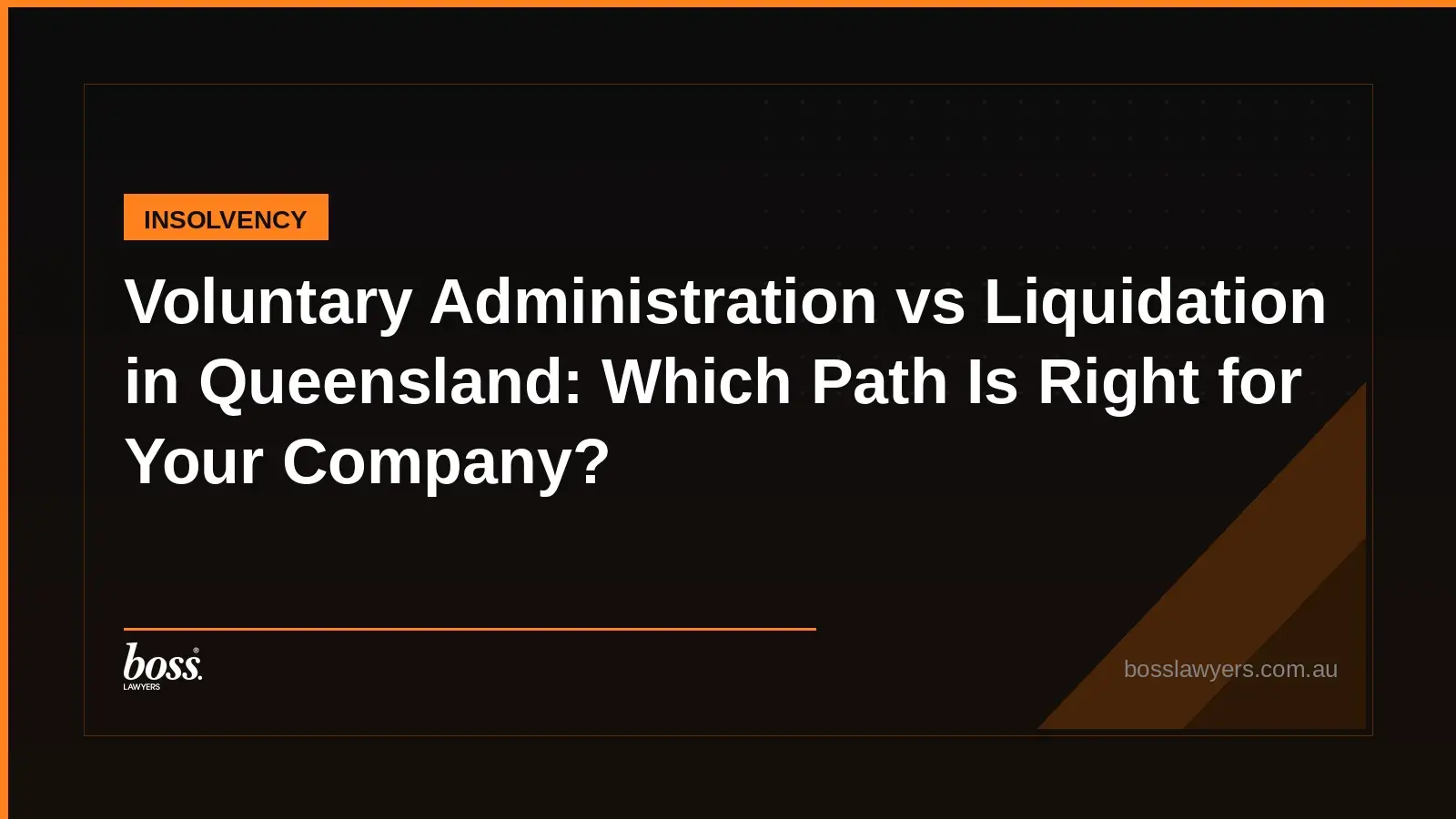 Voluntary Administration vs Liquidation in Queensland Which Path Is Right for Your Company