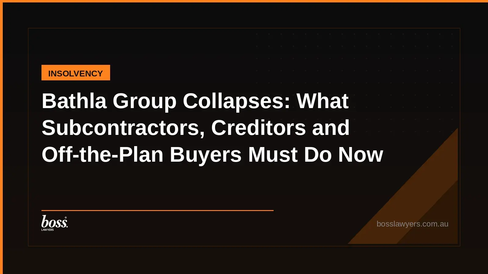 Bathla Group Collapses What Subcontractors, Creditors and OffthePlan Buyers Must Do Now